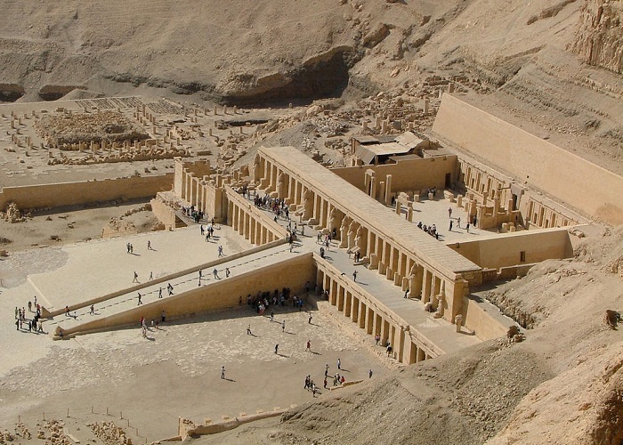 Храм Хатшепсут в древности