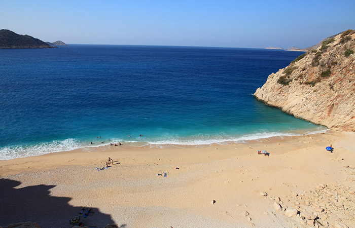 Пляж Капуташ в Турции
